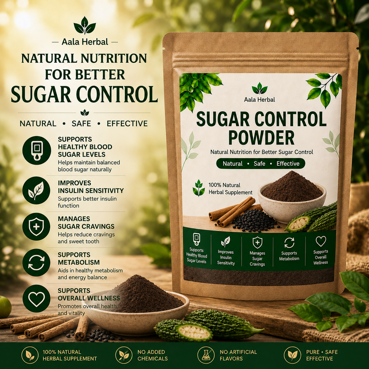 Sugar Control Powder – Herbal Daily Wellness Support