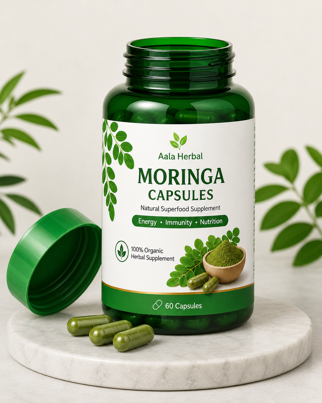 Moringa Capsules – Natural Daily Wellness Support